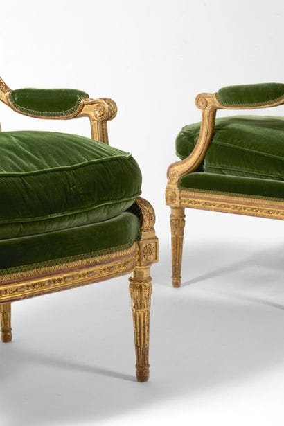 Georges JACOB (1739-1814)
Importante paire...