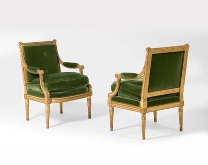 Georges JACOB (1739-1814)
Importante paire...