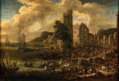 Peeter BOUT (1658-1702), Atelier de
Le port...