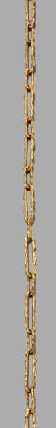 CHAUMET
Demi-parure en or 18K (750) martelé...