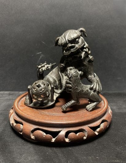 CHINE - XVIIIème/XIXème siècle
Statuette...