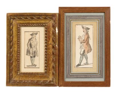 French School, second half of the 18th century
Two...
