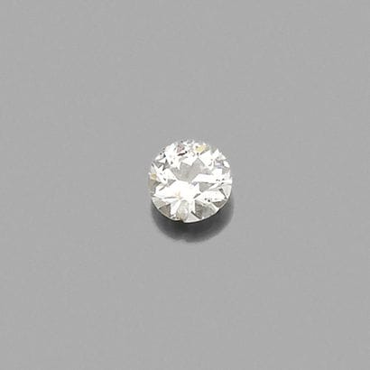 Diamant rond 
de taille ancienne pesant 1,76...