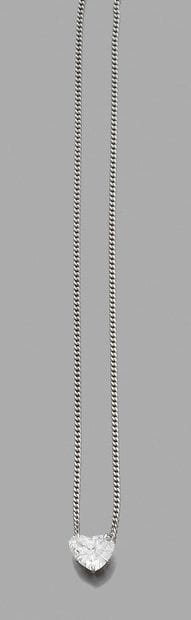 HARRY WINSTON 
Pendentif en platine orné...