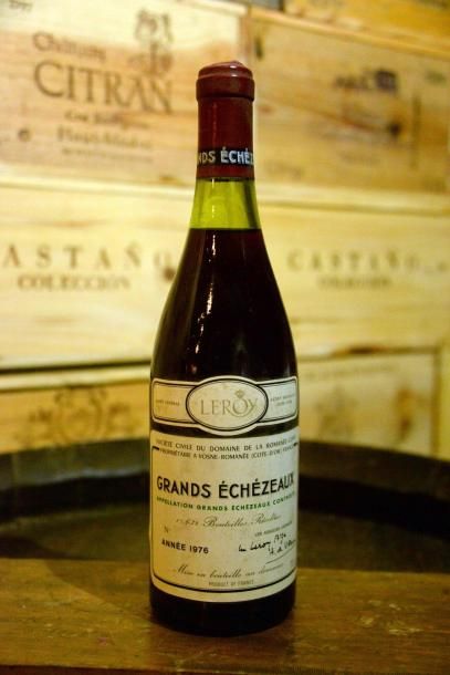 1 Bouteille Grands Echezeaux 1976 Domaine...