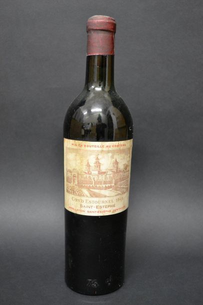 1 Bouteille Château Cos d'Estournel 1949....