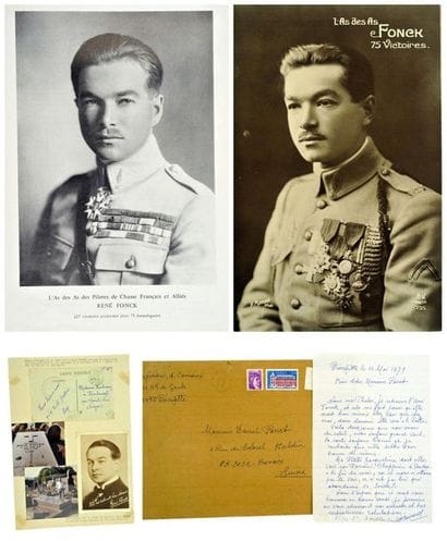 Dossier biographique carrière de l'As René...