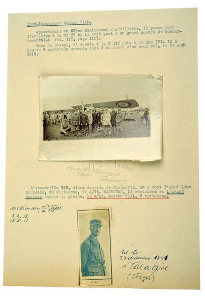 Dossier biographique carrière de l'As Gaston...