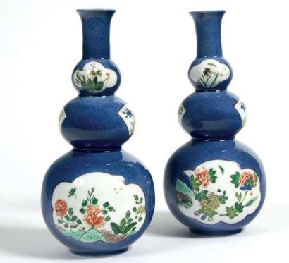 CHINE - EPOQUE KANGXI (1662 - 1722)

Paire...