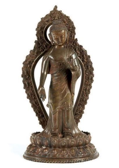 TIBET - VERS 1900

Statuette de bouddha en...