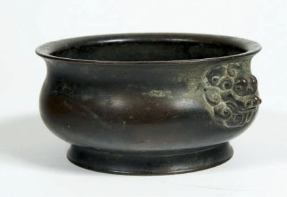 CHINE - XIXe siècle

Brûle parfum en bronze...