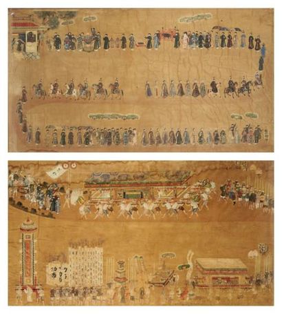 VIETNAM - Vers 1900

Deux encres polychromes...