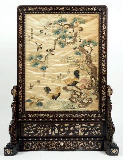 VIETNAM - Vers 1900

Grand écran en bois...