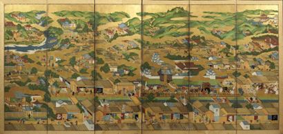 JAPON - Epoque EDO (1603 - 1868)

Paravent...