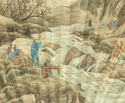 JAPON - Epoque MEIJI (1868 - 1912)

Eventail,...