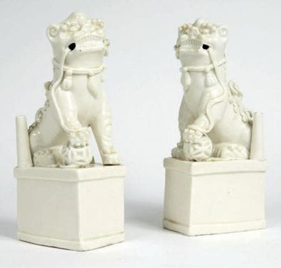 CHINE - XVIIIe siècle

Paire de chimères...