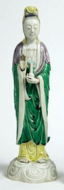 CHINE - XIXe siècle

Statuette de guanyin...