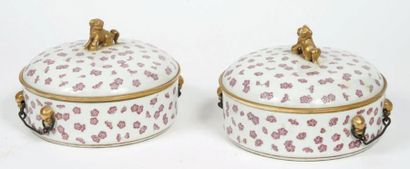 CHINE - Fin XIXe siècle

Paire de soupières...