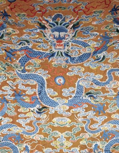 CHINE - XVIIIe/XIXe siècle

Panneau de décoration...