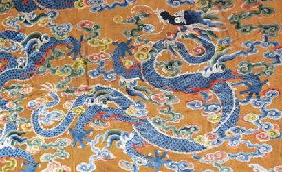 CHINE - XVIIIe/XIXe siècle

Panneau de décoration...