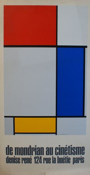 Galerie Denise RENÉ, Paris.”DE MONDRIAN AU...