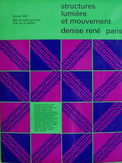 Galerie Denise RENÉ, Paris. Exposition collective....