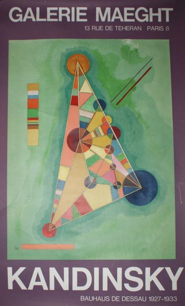 GALERIE MAEGHT (5 affiches)
KANDINSKY-KELLY-LE...