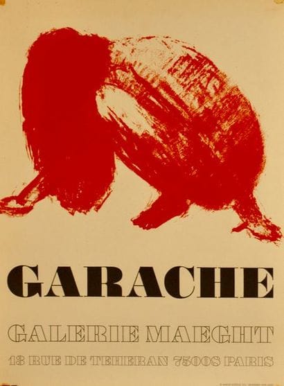 GALERIE MAEGHT (6 affiches)
GARACHE (1975)...