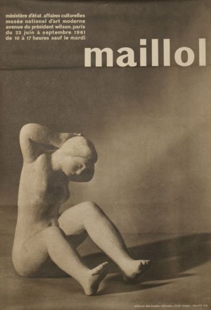 DIVERS (15 affiches)
MAILLOL (1961) - L’ART...