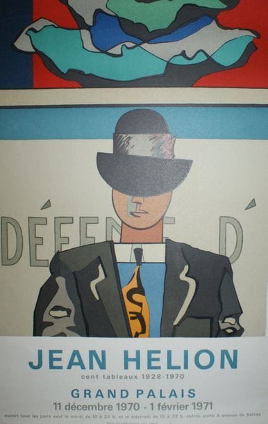 HÉLION Jean (1904-1987) (1 Affiche et 1 lithographie)...