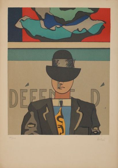 HÉLION Jean (1904-1987) (1 Affiche et 1 lithographie)...