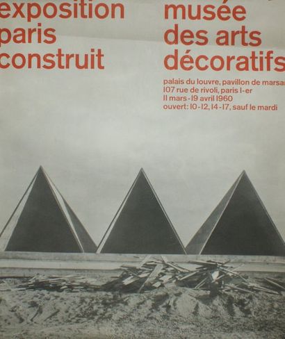 DIVERS (6 affiches)
PARIS CONSTRUIT (1960)...