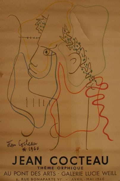 DIVERS (4 Affiches) 
COCTEAU -PLANSON-VAN...