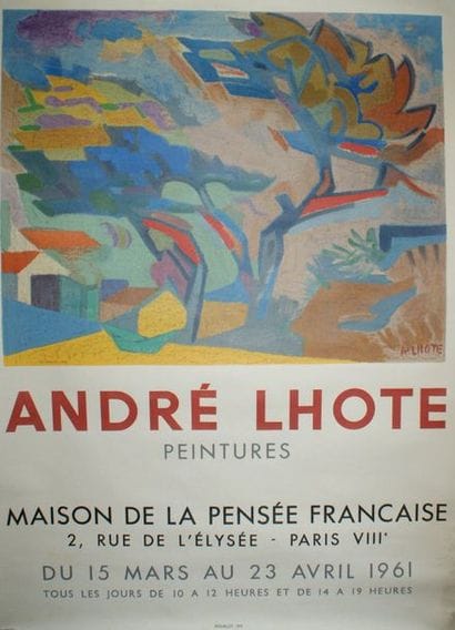 LHOTE André (1885-1962)
MAISON DE LA PENSÉE...