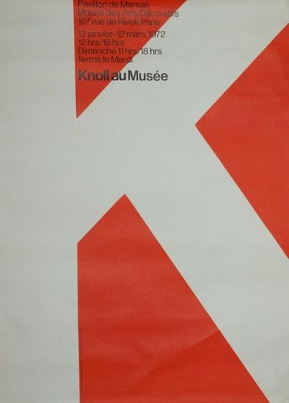 DIVERS (4 Affiches) 
HELION - KNOLL (1972)...