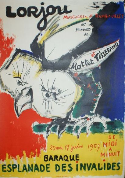 LORJOU Bernard (1908-1986) (3 affiches)
BARAQUE...