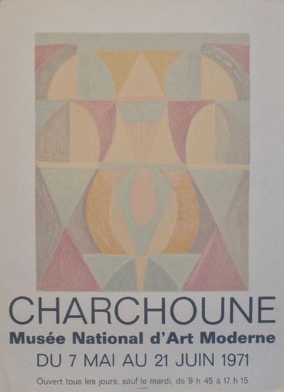 MUSÉE NATIONAL D’ART MODERNE (5 affiches)
CHARCHOUNE...