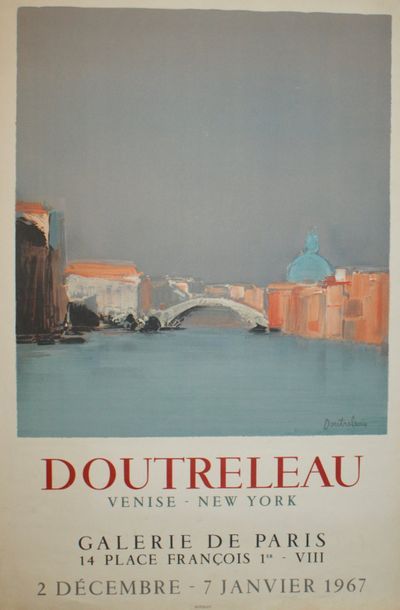 DIVERS (4 Affiches) 
DELACROIX (1968) -DOUTRELEAU...