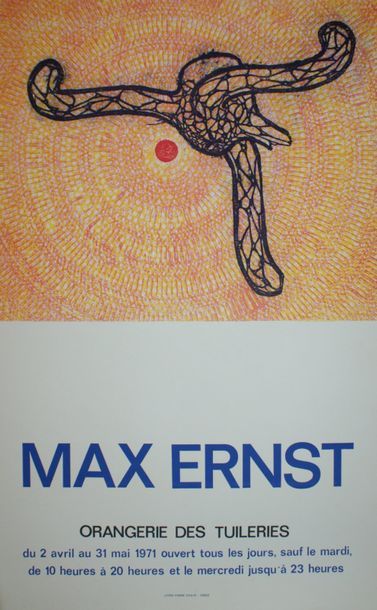 MAX ERNST (1891-1976) (2 affiches)
ORANGERIE...