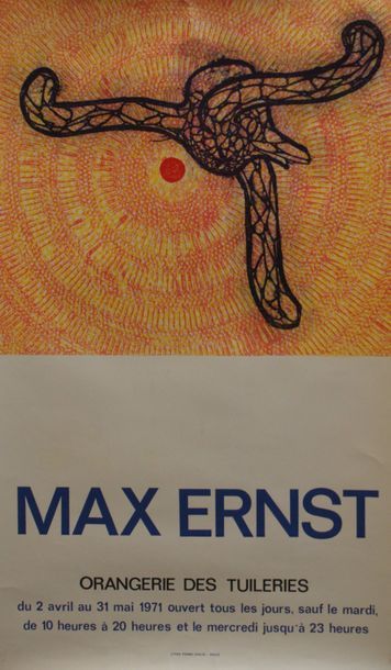MAX ERNST (1891-1976) (2 affiches)
“ORANGERIE...
