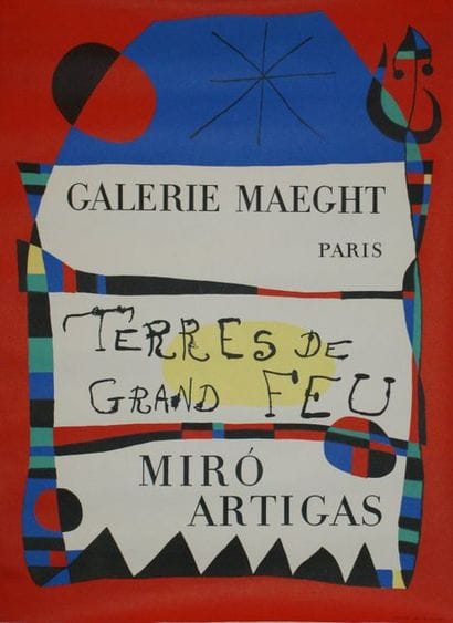 MIRO Joan (1893 -1983)
GALERIE MAEGHT.”terres...