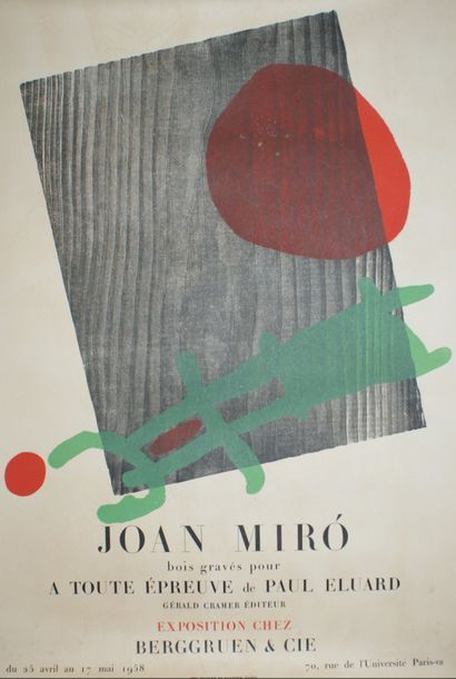 MIRO Joan (1893-1983) (2 affiches)
A TOUTE...