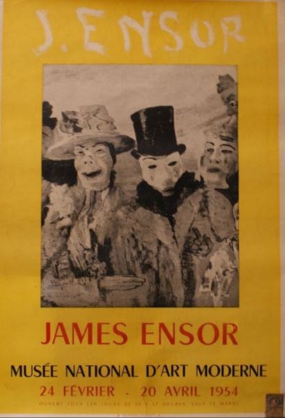 DIVERS (10 affichettes)
JAMES ENSOR (1954)...