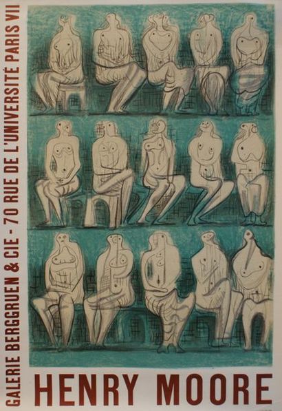 MOORE Henry (1898-1986)
GALERIE BERGGRUEN,...
