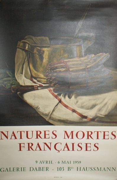 MOURLOT (2 affiches)
“NATURES MORTES FRANçAISES”....