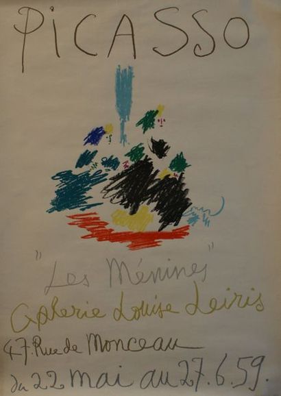 PICASSO Pablo (1881-1973)
LES MÉNINES. Galerie...