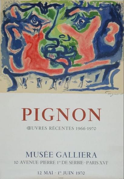 PIGNON-ERNEST Ernest (né en 1942) (2 affiches)
SALON...