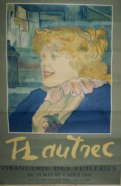 TOULOUSE- LAUTREC (d’après) (3 affiches)
“ORANGERIE...