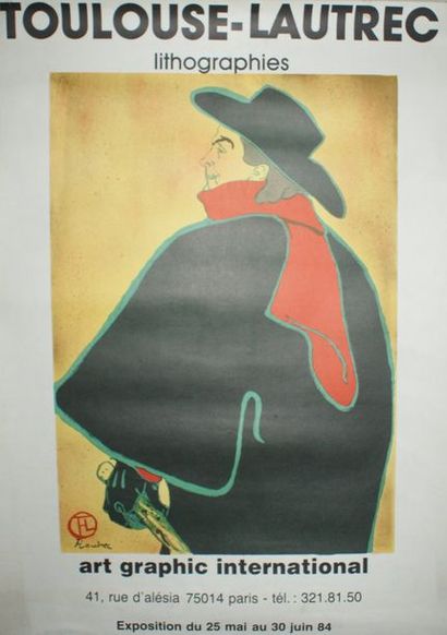 TOULOUSE- LAUTREC (d’après) (3 affiches)
“ORANGERIE...