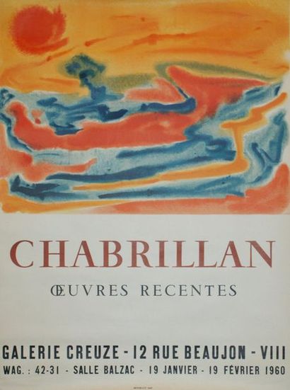 DIVERS (8 affiches)
CHABRILLAN (1956 et 1960)...
